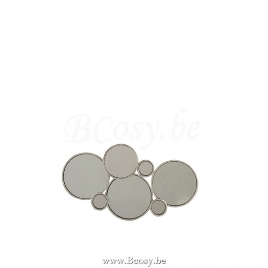 Jline 5565 moderne design spiegel 6 cirkels oneindig j line Spiegels Miroirs Mirrors Spiegel Espejos Specchi DECORATIE Spiegels