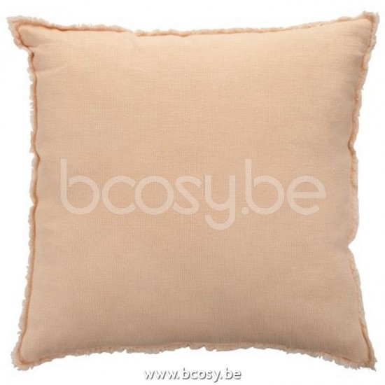 J Line Jline Kissen Verwaschen Leinen Hell Vanille kissen