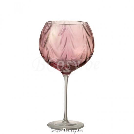 verres a vin Jolipa Jline Verre A Vin Irregulier Verre Rose