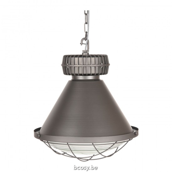 LABEL51 Pendant lamp Duisburg Burned steel Metal.