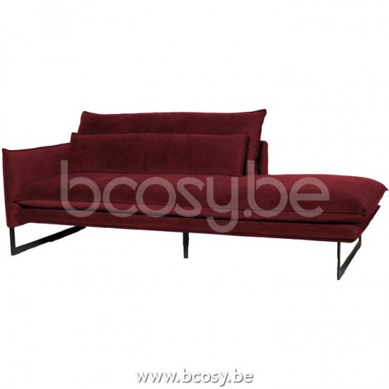 Lifestyle94 Home collection MILAN DAYBED L SEVEN WINE RED 39 B215/H88/D100