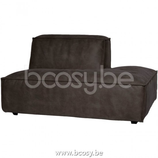 Lifestyle94 Home collection VERONA OTTOMAN R MERSEY GREY 2 B104/H75/D138
