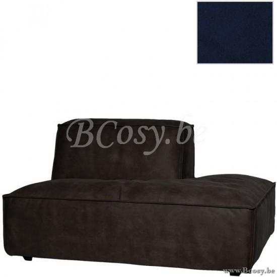 Lifestyle94 Home collection VERONA OTTOMAN R SEVEN NAVY 49 B104/H75/D138
