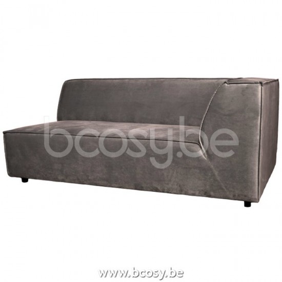 Lifestyle94 Home collection BELLARIA 2,5 SEAT ARM R SEVEN SHITAKE 124 B173/H73/D95