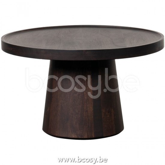 Lifestyle94 Home collection DURHAM COFFEE TABLE WALNUT Ø 66 x H 41 CM