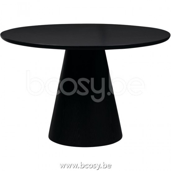 Lifestyle94 Home collection OHIO DINING TABLE ROUND BLACK Ø120X76