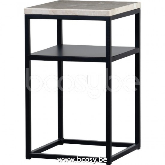 Lifestyle94 Home collection SYLVESTER COFFEE TABLE MARBLE BEIGE 30X30X50