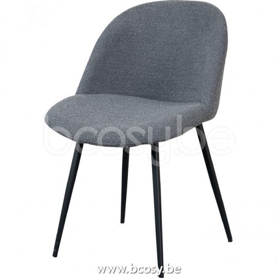 Lifestyle CHAISE DE SALLE À MANGER CARRINGTON ALPINE ANTHRACITE