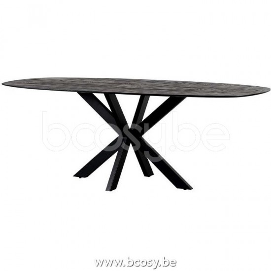Lifestyle94 Home collection KINSLEY DINING TABLE BLACK 240X100 CM
