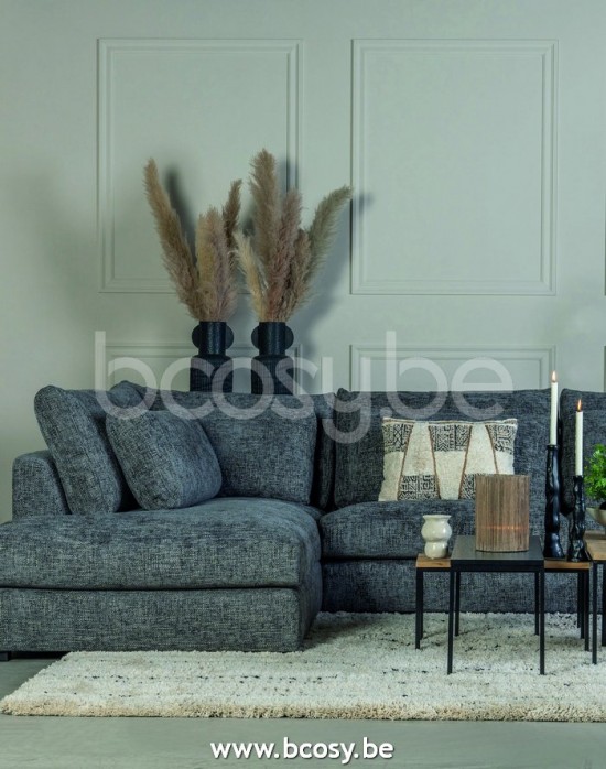 Lifestyle CHAISE LONGUE AVEC ACCOUDOIR GAUCHE NAPELS RENEGADE GRAPHITE 66 B113/H92/D226