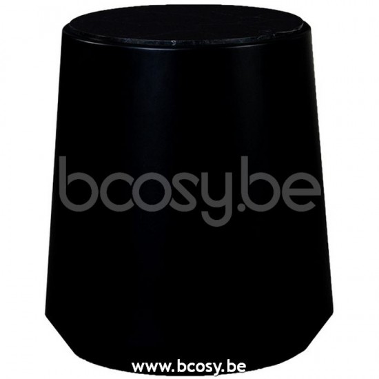 Lifestyle94 Home collection IOWA COFFEE TABLE MARBLE BLACK Ø45xH50 BASE BLACK