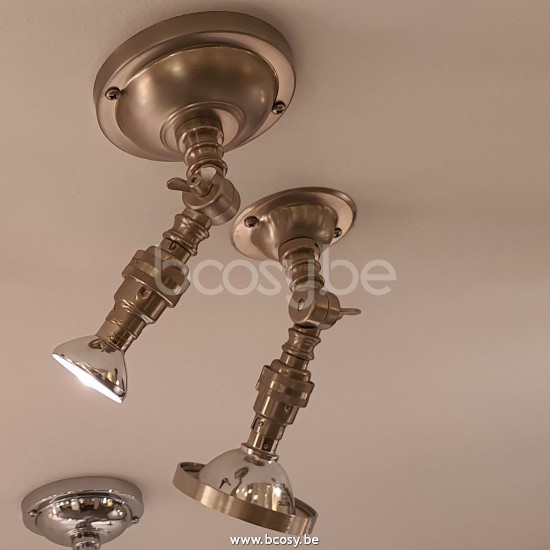 Tekna Nautic Lilly Spot On Box-Led-brushed nickel plated brass.