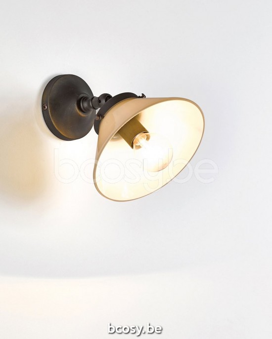 Marckdael wandlamp Billiardo-Biliardo Marckdael 0098-V0615-A1-DB Billiardo donker brons wandlamp H 20cm VVD VDV Verlichting van Dijck Dyck M.