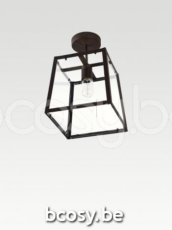 Marckdael VVD quadro 3111-PL-PIC-RU roest marron kastanjebruin Plafondlamp VVD VDV Verlichting van Dijck Dyck Markdaal.