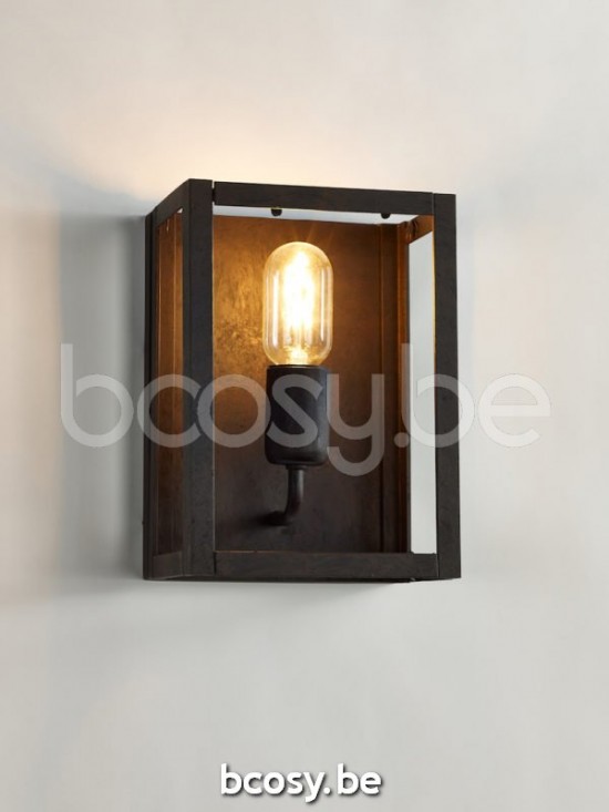 Marckdael VVD quadro 3366-A1-RU roest marron kastanjebruin wandlamp VVD VDV Verlichting van Dijck Dyck Markdaal.