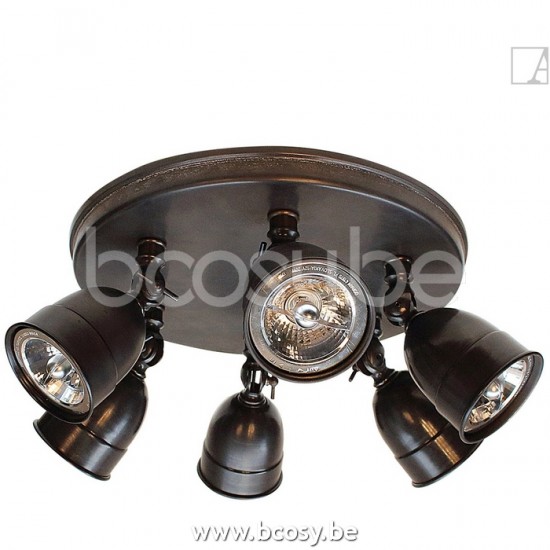 Authentage POI0L6R30 Authentage POIRE spot light projector GU10 Bronze Authentage Surface mounted spotlights.