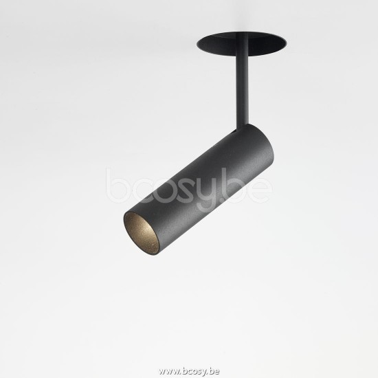 Tekna FLATSPOT 7-TRIMLESS XOB LED-gelakt Zwart.