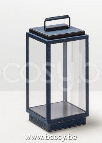 Tekna Giobagnara BLAKES TABLE LAMP-ULTRA MARINE-GOLD 3000K Dunkelbronze-Klarglas.