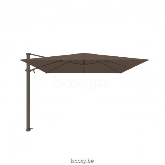 Jardinico ANTEGO 300x300 Parasol Deporté Mât lava Toile Taupe Classic-Acryl solids.