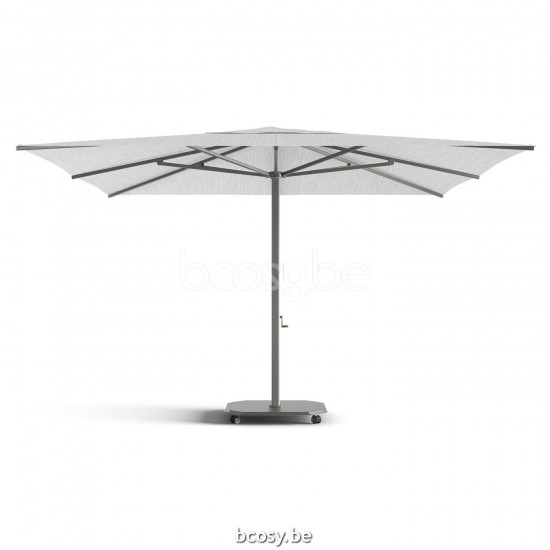 Jardinico CARACTERE JCP201 400x400 Square Central Pole Centerpost Parasol Umbrella 4x4 Pole Mast Post Charcoal Powder Coated Aluminium| Canopy-fabrics Ice Sunbrella Plus Marine.