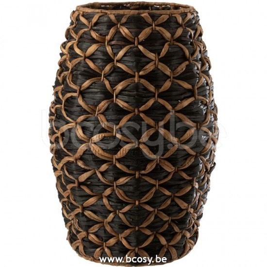 paniers de rangement Jolipa J Line Jline Panier Roni Long Jacynthe D Eau Noir Marron