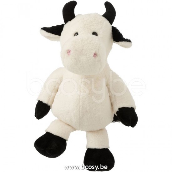 J Line Jline Cow Plush Ecru Black Extra Large Plush cows