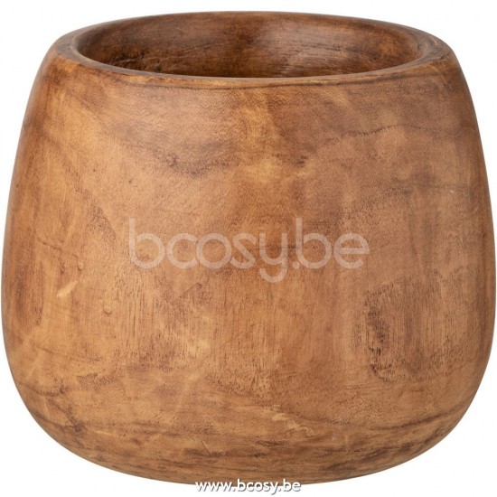 vases Jolipa J Line Jline Pot Paulownia Brun