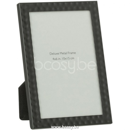 J Line Jline Photo Frame Hammered Border 10X15 Metal Black Small photo holder picture frame holders frames