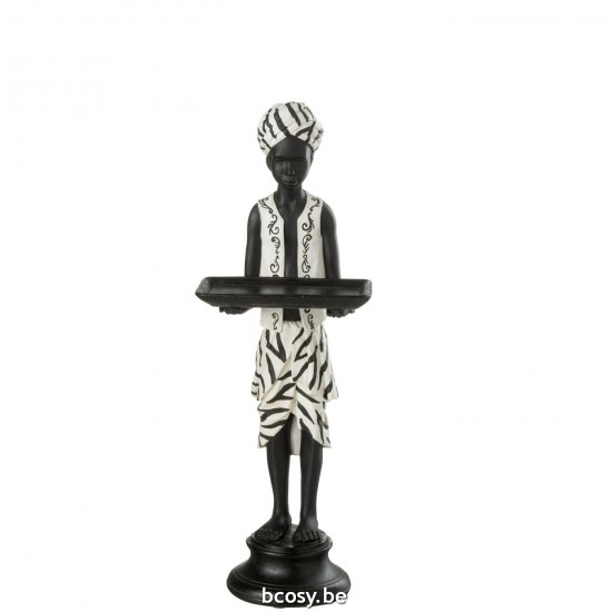 J Line garcons gars garçons statuettes Jolipa Garcon Debout Ethnique Plateau Poly Mix.