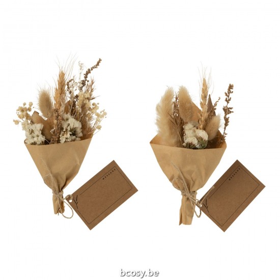 J Line Bunch Dried Flowers In Paper Wrap Natural Assortment Of 2 dried flowers.