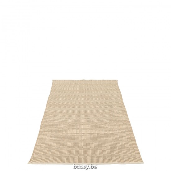 J Line Carpet Ibiza Outdoor Polyester Natural White Large fabric.