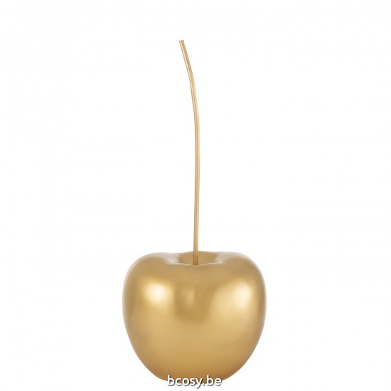 J Line Cherry Resin Gold Large cherry fruit cherries.