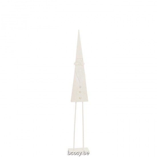 J Line peres noël Jolipa Pere Noel Sur Pied Bois Blanc Medium.
