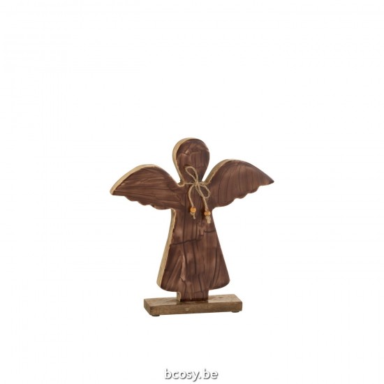 J Line Angel On Foot Varnished Brown Large childs angels.