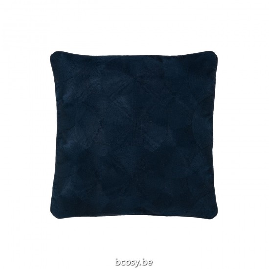 J Line Kussen Napoli Textiel Blauw cushion.