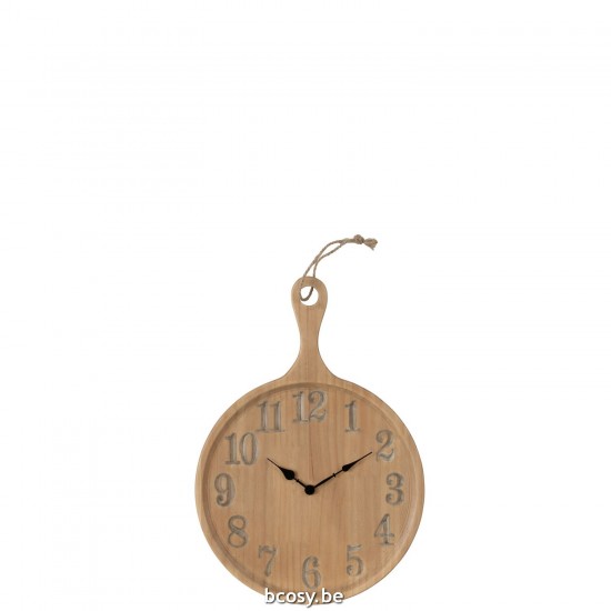 J Line Wall Clock Plan Pinewood Natural Small wall clocks.