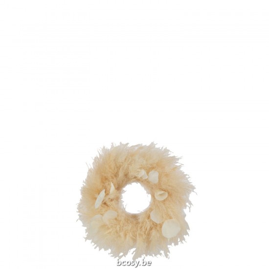 J Line couronnes Jolipa Couronne Plantes Sechees Feuilles Naturel Small.