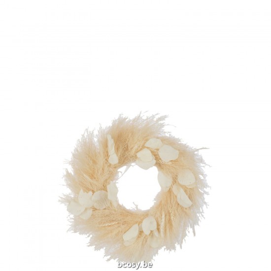 J Line Wreath Dried Plants Leaves Natural Large wreaths.