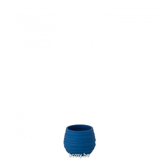 J Line Flowerpot Fiesta Ceramic Blue Small flowerpots.
