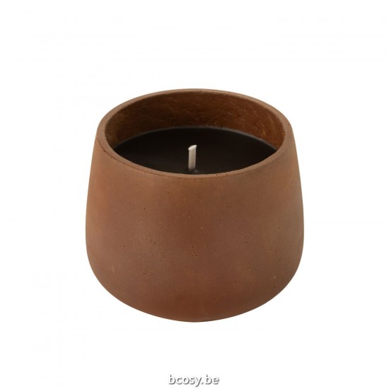 J Line Candela Da Esterno Cemento Marrone Large Vela Exterior Cemento Marron Large.