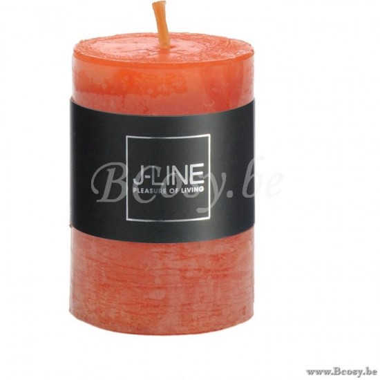bougies cylindre Jolipa Jline Bougie Cylindre Orange S18H