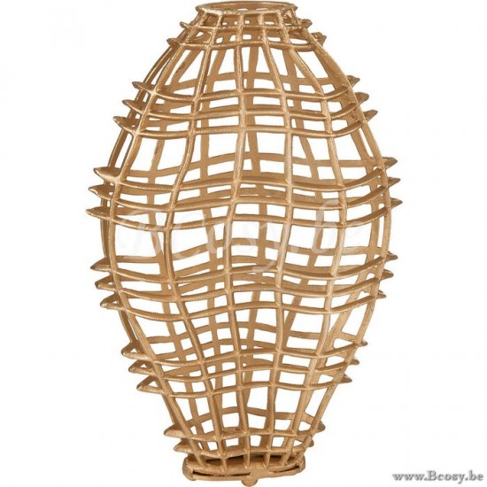 J Line Jline Vase Deco Bars Aluminium Gold Large