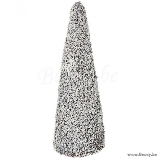 cones de noel Jolipa Jline Cone Marron Enneige Large