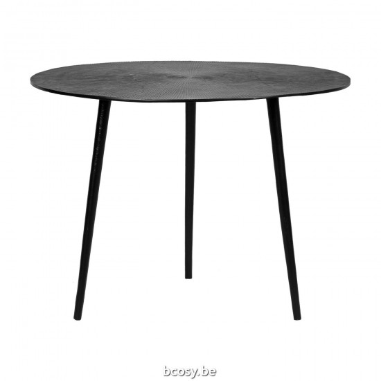 LABEL51 Couchtisch 60 cm Nobby Schwarz Metall.