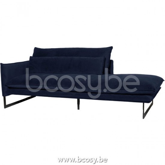 Lifestyle CHAISE LONGUE RECHTS MODEL MILAN SEVEN NAVY 49 B215/H88/D100 Lifestyle94 DAGBED LINKS MILAN SEVEN MARINEBLAUW 49 B215/H88/D100