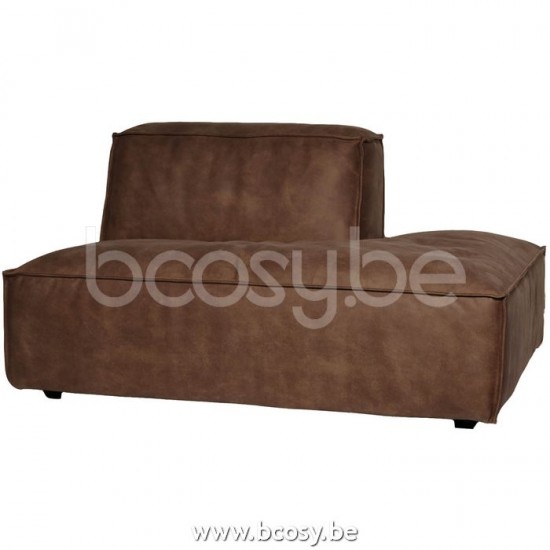 Lifestyle VOETENBANK RECHTS VERONA MERSEY LIGHT BROWN 5 B104/H75/D138 Lifestyle94 OTTOMAN RECHTS VERONA MERSEY LICHTBRUIN 5 B104/H75/D138