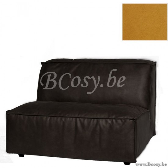 Lifestyle 1,5 ZITTER ZONDER ARMLEUNING VERONA SEVEN OCRE 23 B104/H75/D104 Lifestyle94 1,5 ZITTER ZONDER ARM VERONA SEVEN OKER 23 B104/H75/D104