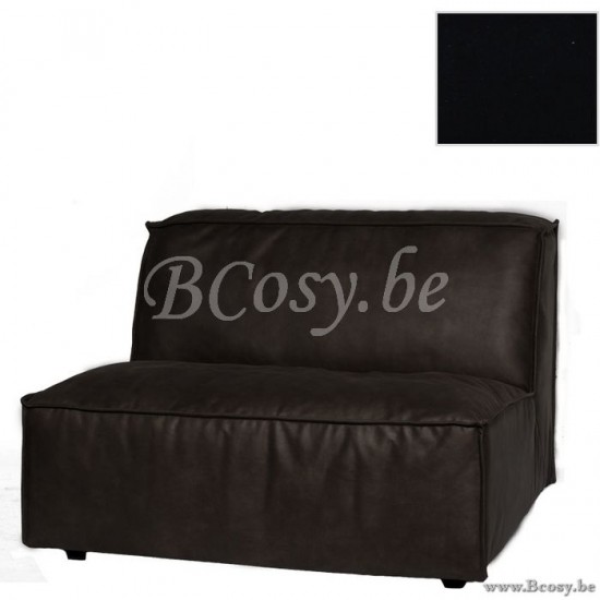 Lifestyle 1,5 ZITTER ZONDER ARMLEUNING VERONA SEVEN ONYX 169 B104/H75/D104 Lifestyle94 1,5 ZITTER ZONDER ARM VERONA SEVEN ONYX 169 B104/H75/D104