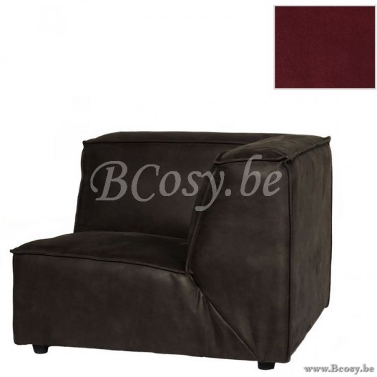 Lifestyle HOEKZETEL VIERKANT VERONA SEVEN WINE RED 39 B104/H75/D104 Lifestyle94 VIERKANTE HOEKZETEL VERONA SEVEN WIJNROOD 39 B104/H75/D104