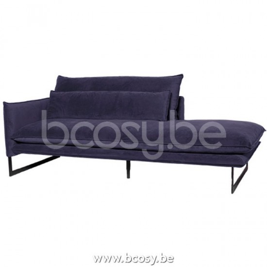 Lifestyle CHAISE LONGUE RECHTS MODEL MILAN SEVEN NIGHTSHADE 178 B215/H88/D100 Lifestyle94 DAGBED LINKS MILAN SEVEN NIGHTSHADE 178 B215/H88/D100